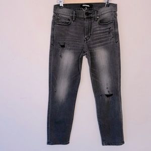 Express jeans ankle super skinny stretch, size 4 short